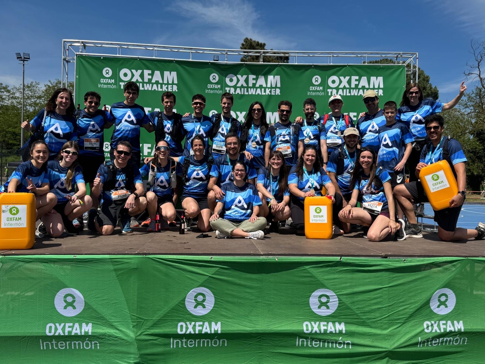 Aigües Vic i Aventec participa a la Trailwalker